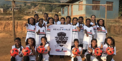 ゴールネパール基金に協力し、セティデビ高等学校の女子サッカーチーム支援