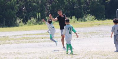 FC REALE U10＆U8 お盆休みにトレーニングマッチ！U10 & U8 children took on a training match.