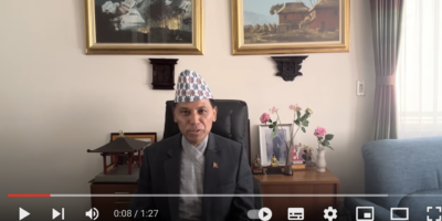 駐日ネパール大使館の特命全権大使ドゥルガ・バハドゥール・スベディ博士からのメッセージ