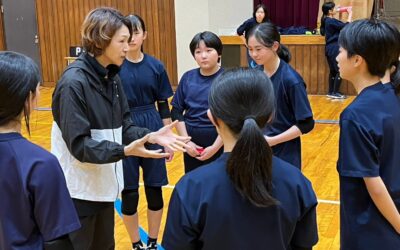 オリンピアン中村和美選手による「魂の授業」、中学生の心に届け！