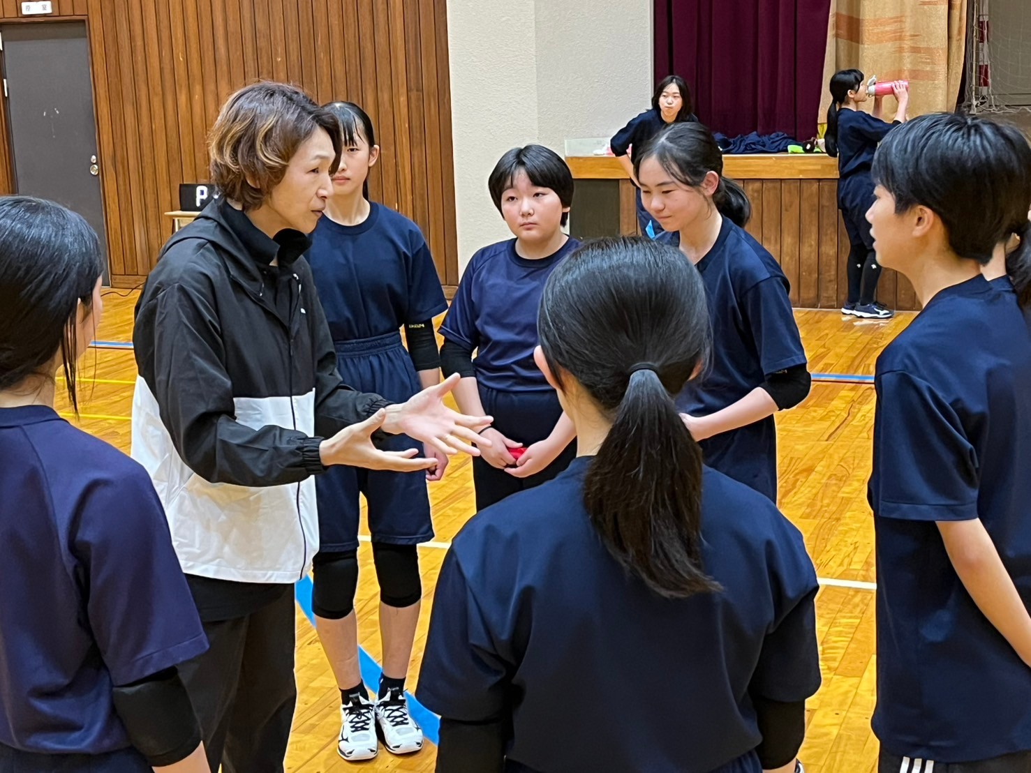 オリンピアン中村和美選手による「魂の授業」、中学生の心に届け！